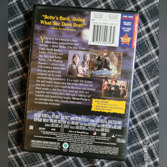⭐️Hocus Pocus DVD⭐️ - Picture 2 of 3